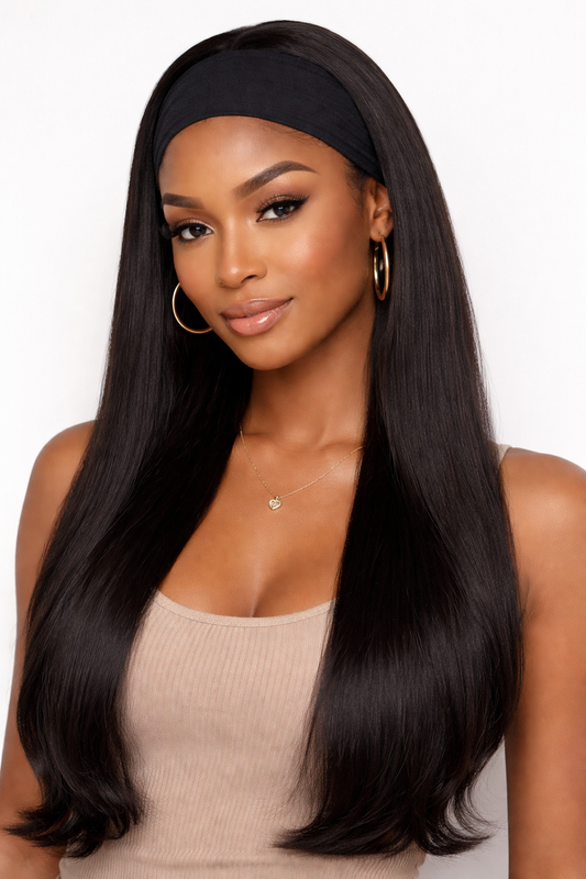 ✨ Straight Headband Wig | 100% Human Hair